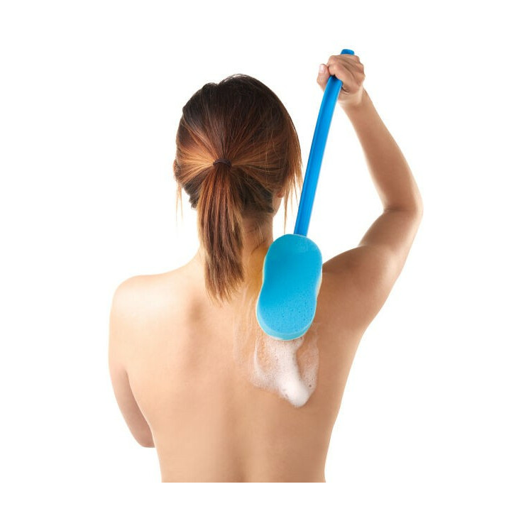 Tvättsvamp med böjbar skaft