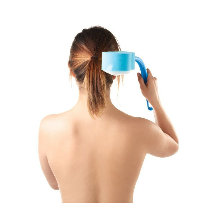 Tvättsvamp med böjbar skaft