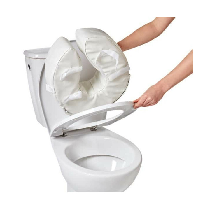 Toalettsitsförhöjare - mjuk