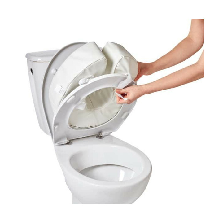 Toalettsitsförhöjare - mjuk