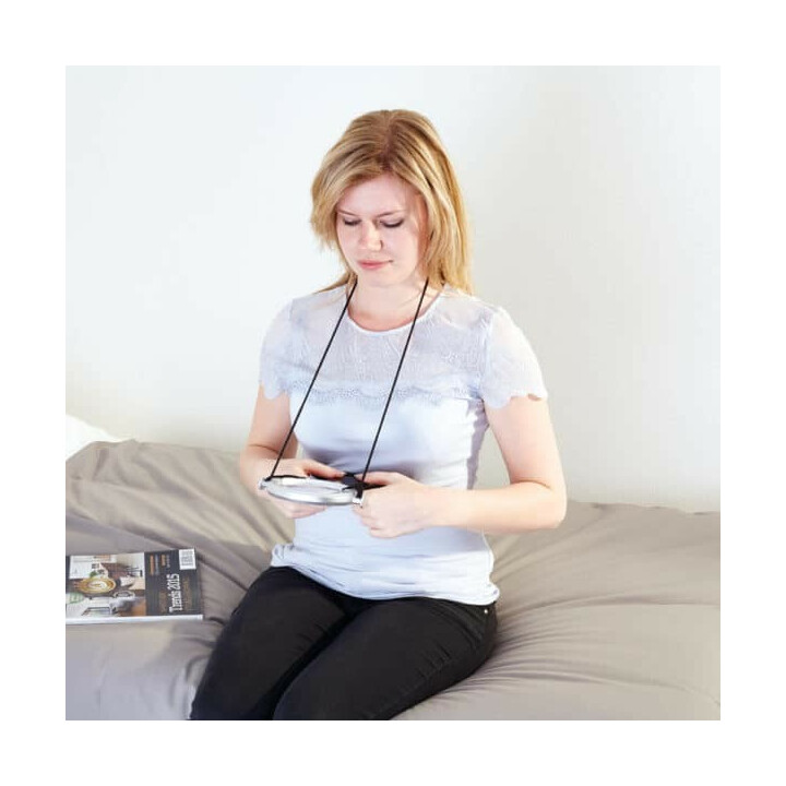 Större glasögon för läsning - handsfree