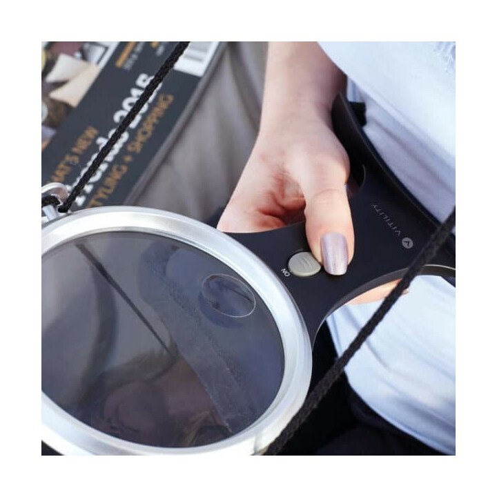 Större glasögon för läsning - handsfree