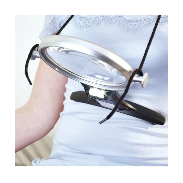 Större glasögon för läsning - handsfree