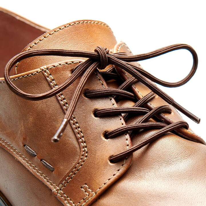 Flexibla skosnören - bruna 60 cm