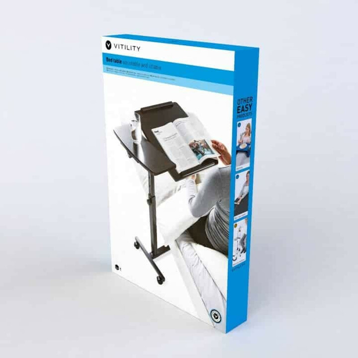 Justerbart sidobord för sängen