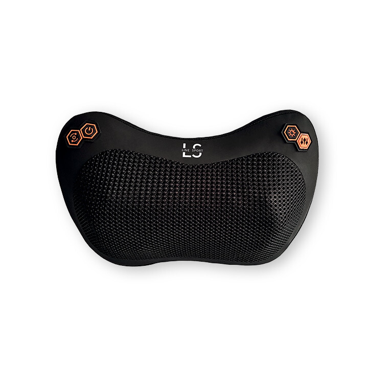 Shiatsu-hierontatyyny lämmöllä niskalle ja selälle