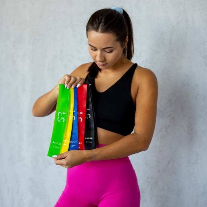 Line Sport vastuskuminauhasetti mini 5 kpl