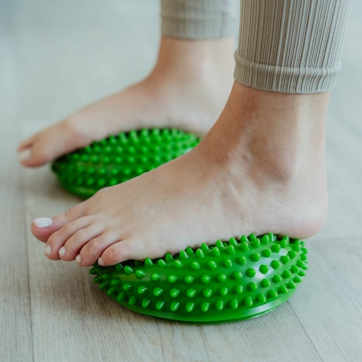 Line Sport harmaat tasapainopallot tasapainoharjoitteluun ja fysioterapiaan 2 kpl