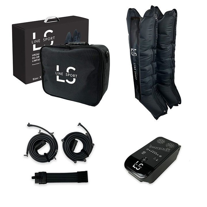 Line Sport ilmanpainehoitolaite jalkojen palautumiseen ja lihaksille