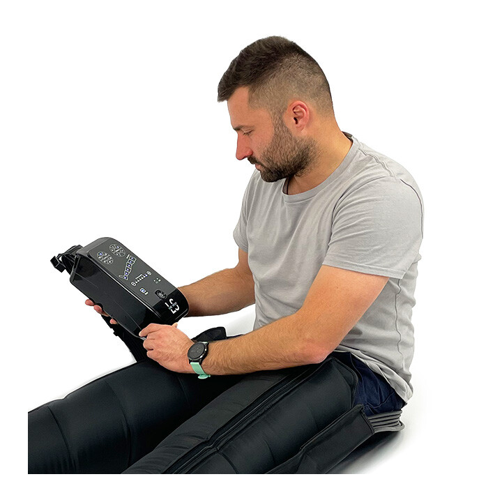 Line Sport ilmanpainehoitolaite jalkojen palautumiseen ja lihaksille