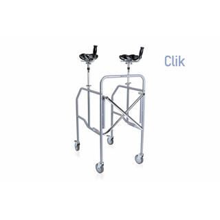 Taittuva teräskävelyteline antibrakiaalisella tuella kyynärvarsille 46 cm