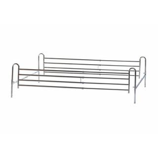 Universaalit teleskooppiset sängyn turvakaiteet kromipinnoitetulla teräsrakenteella