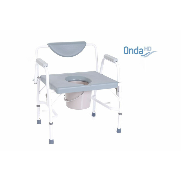 Monikäyttöinen wc-koroke ja suihkuistuin säädettävällä korkeudella 290kg