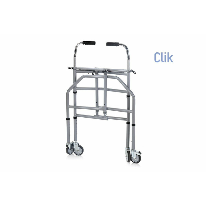 Säädettävä taittuva kävelyteline olkapäätukien kanssa sisäkäyttöön