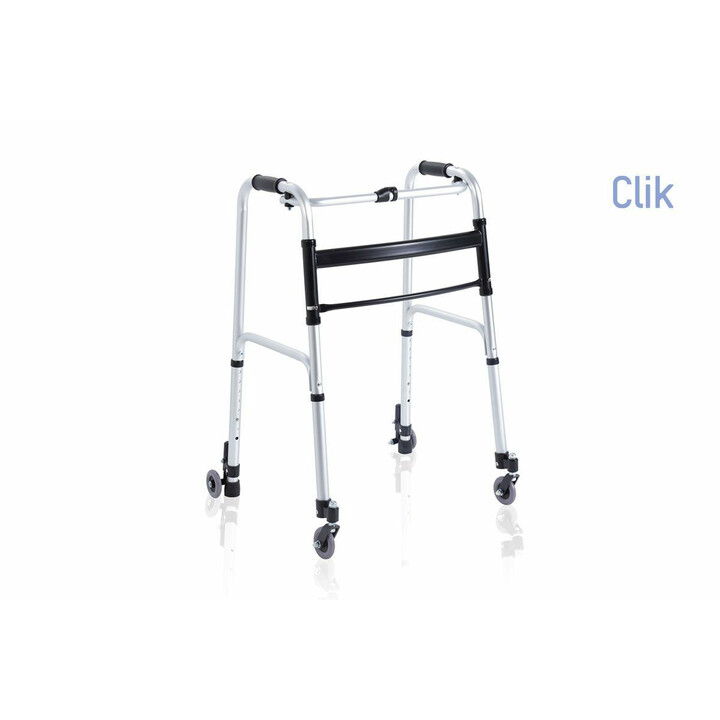 Alumiininen kävelyteline taittuva pyörällinen rollaattori kevyt ja tukeva