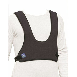 Pehmustettu rintakehän tukivyö säädettävillä pikakiinnityshihnoilla pyörätuoliin