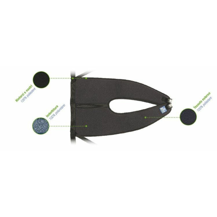 Pehmustettu lantion tukivyö pyörätuoliin ja tuoleihin säädettävillä hihnoilla