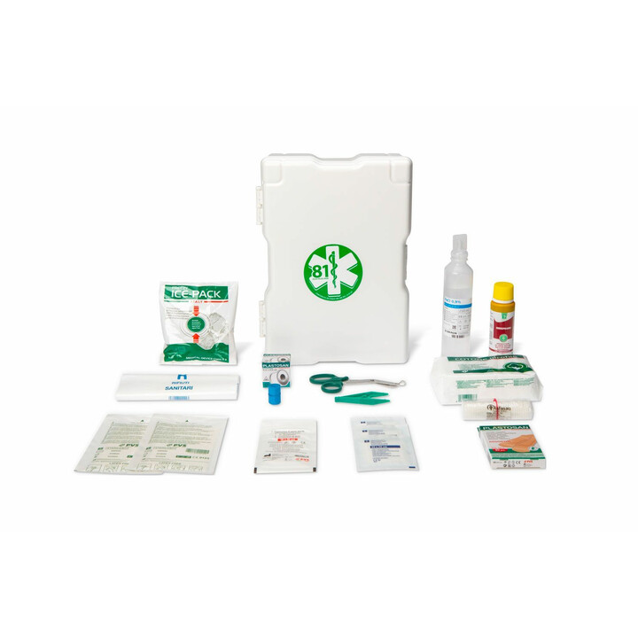 Kattava ensiapupakkaus kahdelle henkilölle kotiin ja matkalle 2
