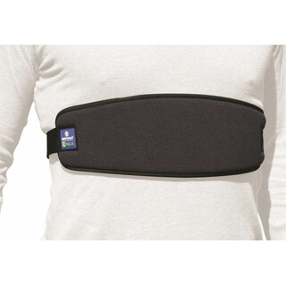 Pehmustettu rintavyö pyörätuoliin säädettävällä turvahihnalla ja pikakiinnityksellä