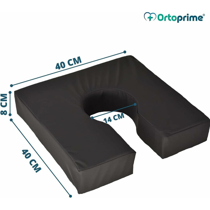 Tryckavlastande rullstolskudde ergonomisk hästskoform med skum