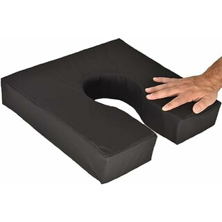 Tryckavlastande rullstolskudde ergonomisk hästskoform med skum