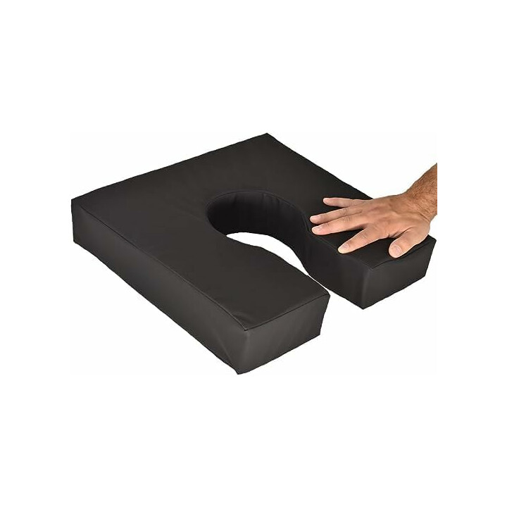 Tryckavlastande rullstolskudde ergonomisk hästskoform med skum