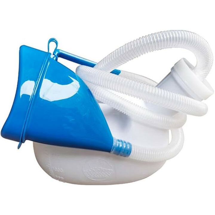 Urinflaska med behållare och slang unisex