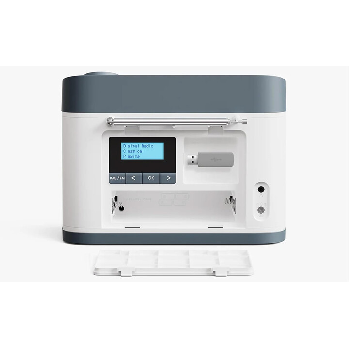 Lättanvänd DAB FM-radio och USB-musikspelare för seniorer