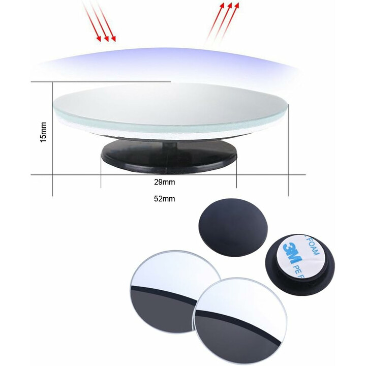 Justerbara döda vinkeln speglar för bilar