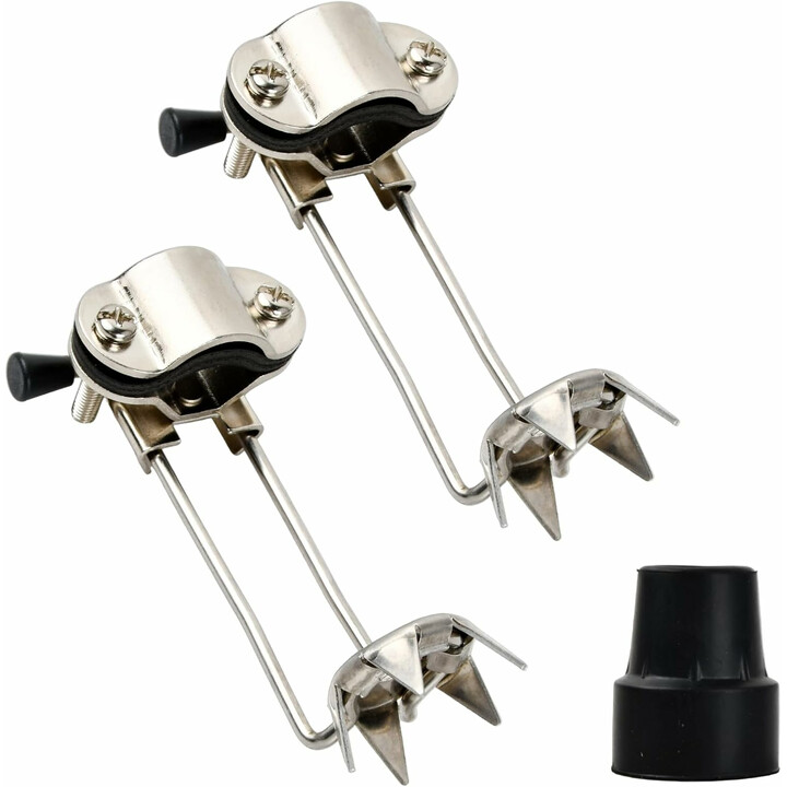 Hopfällbara isklor för stavar och käppar