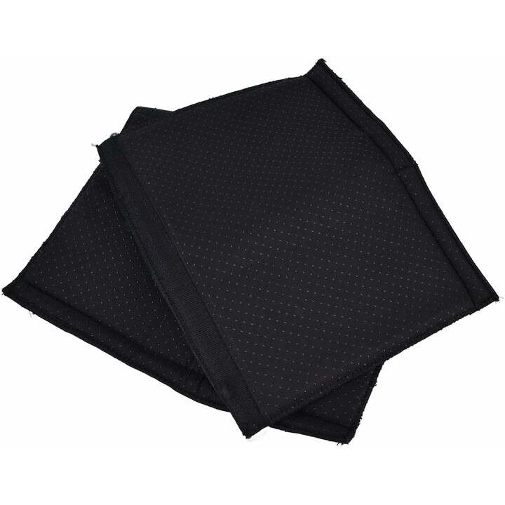 Mjuka rullstolshandtagsskydd med fårulls­fodring