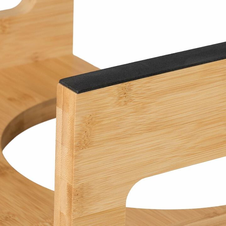 Toalettpall av bambu för naturlig huksittande ställning