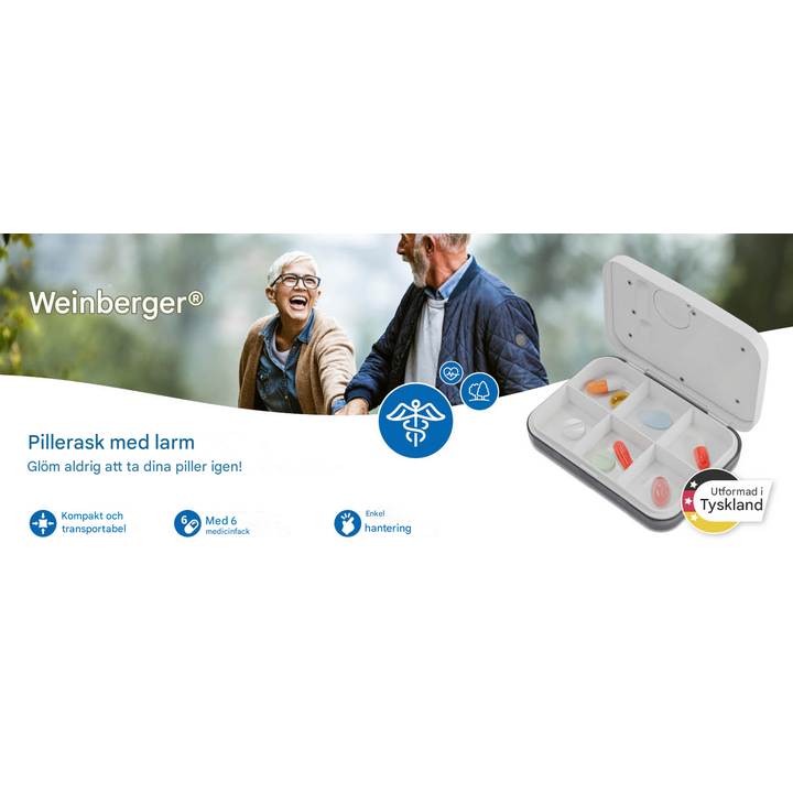 Läkemedelsdosett med alarmfunktion