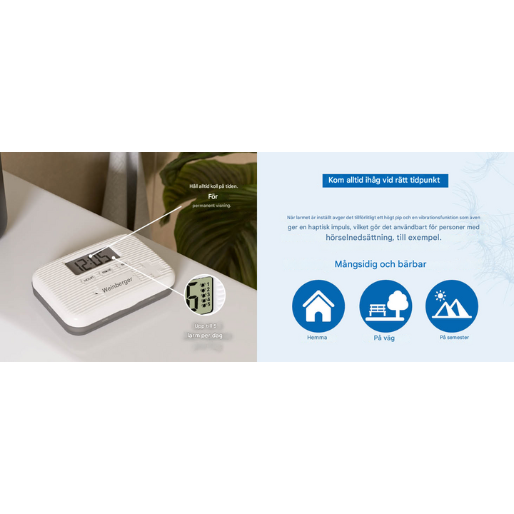 Läkemedelsdosett med alarmfunktion