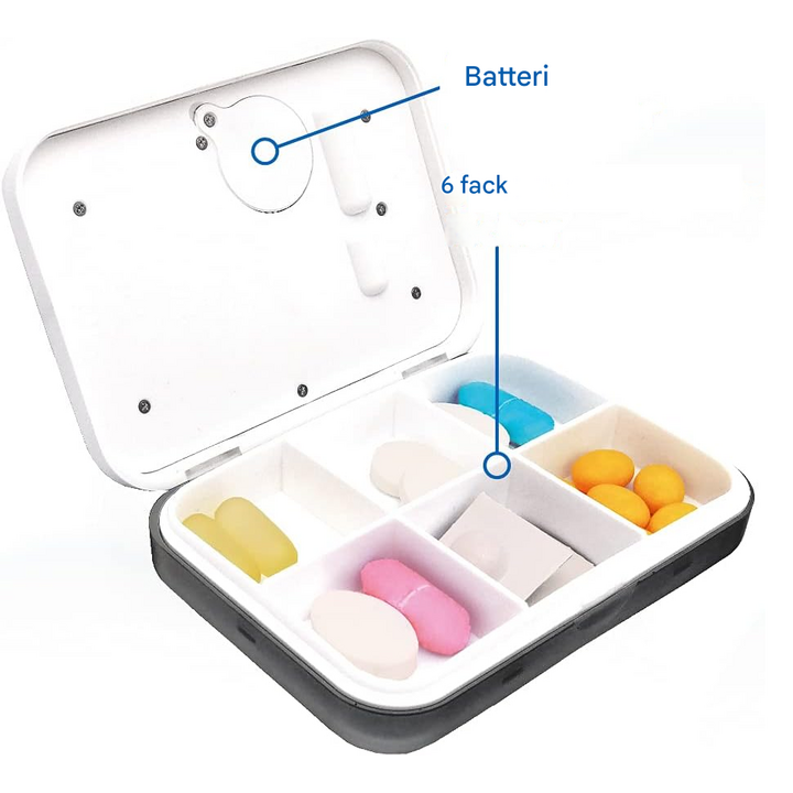 Läkemedelsdosett med alarmfunktion