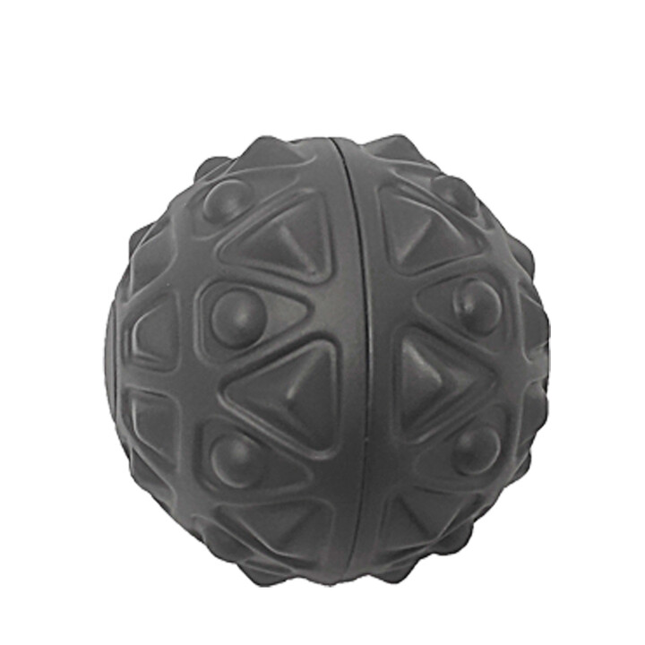 Massageboll med två funktioner och gummiyta