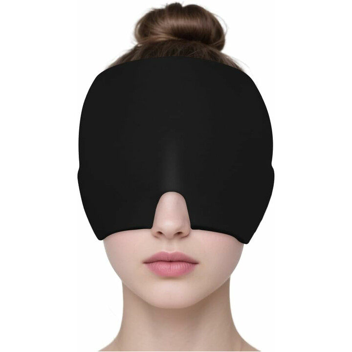 Gelband för huvudvärk med kall- och värmeterapi