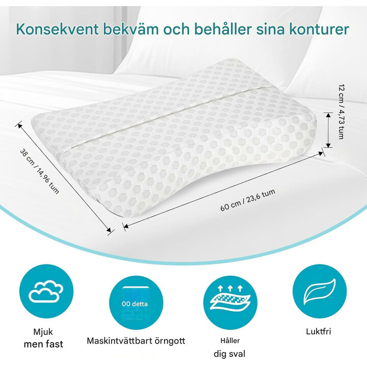 CPAP-kudde som passar med maskin för sömnapné