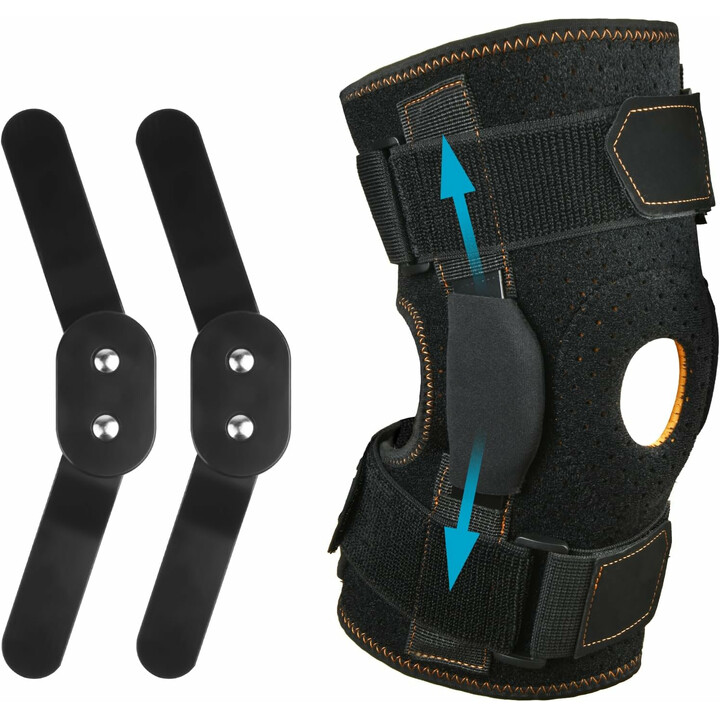 Justérbart knästöd för sport och lindring av ledvärk