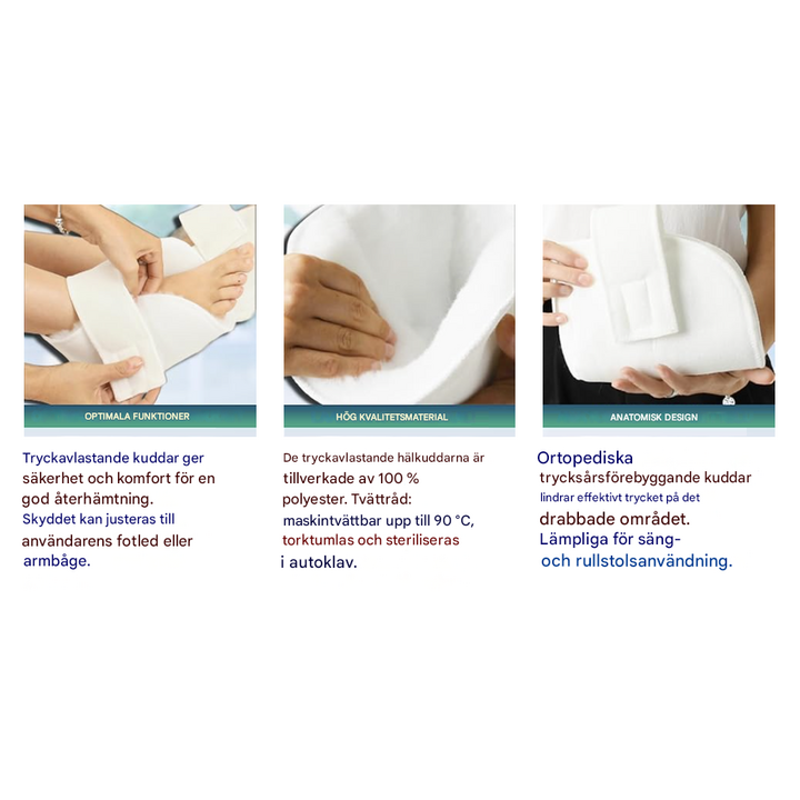 Ortopedisk häldyna för förebyggande av trycksår (2 st)