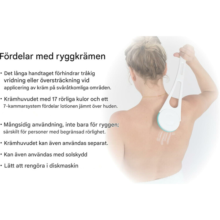 Ryggkrämfördelare – smidig och hygienisk