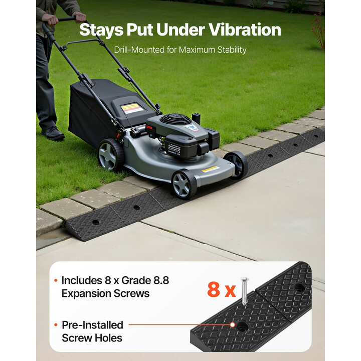 Kumikynnyssilta 2 kpl, 50,8 mm nostokorkeus, 15 t kantavuus, vedenpoistokanava, malli 38659LG3