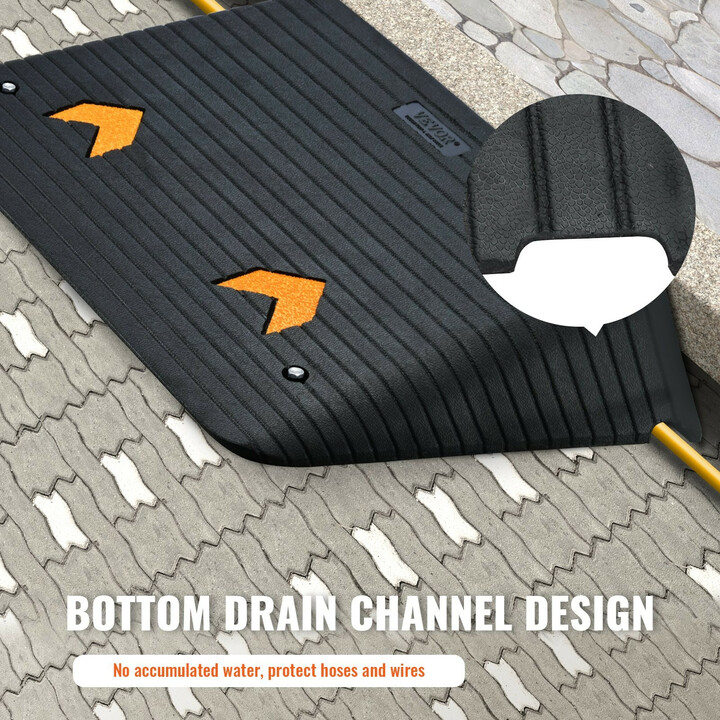 Kumirampkiila kynnysramppi 10,2 cm nousu 15 t kantavuus luonnonkumia B001