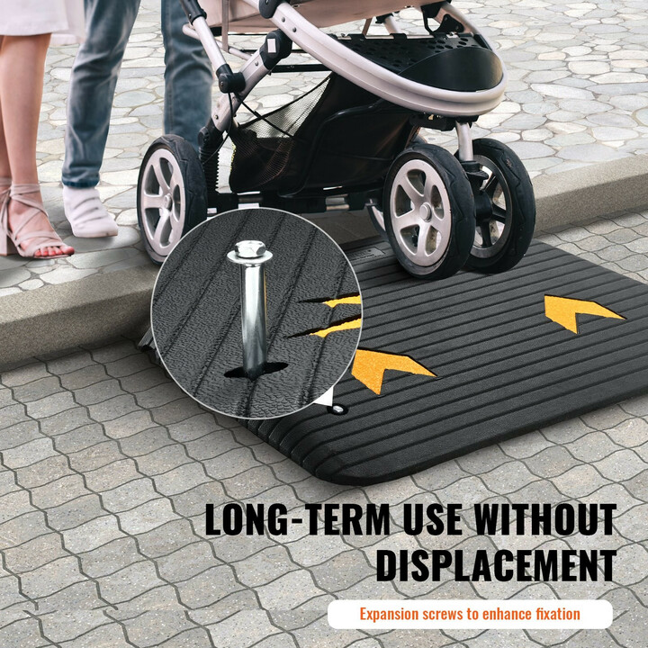 Kumirampkiila kynnysramppi 10,2 cm nousu 15 t kantavuus luonnonkumia B001