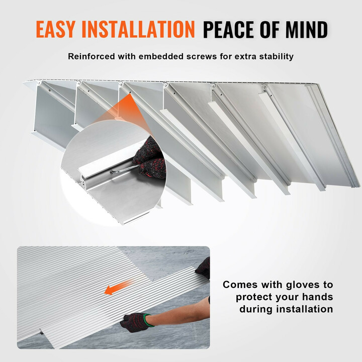 Alumiininen kynnysramppi 2,5 cm kynnykselle 363 kg kantavuus pyörätuoleille ja skoottereille modulaarinen LD9YV0