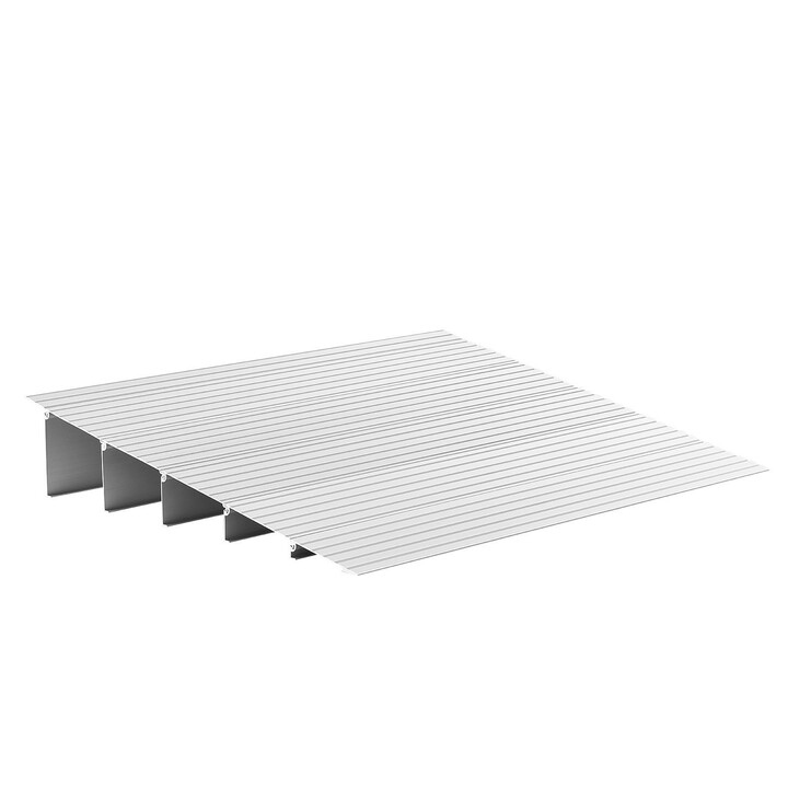 Aluminiumtröskelbro 138 mm 363 kg 5 delad ramp för rullstol rollator skoter och cykel