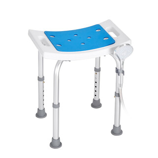 Justerbar duschstol 360 490 mm 158 kg för äldre och rörelsehindrade