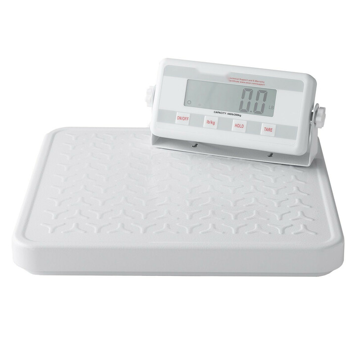 Kannettava digitaalinen lääkärivaaka SF-891, ruostumaton teräs, liukumaton alusta, max 200 kg