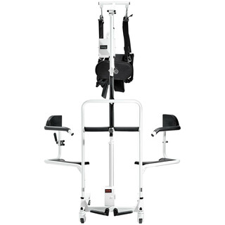 XFL QX YW03 elektrisk förflyttnings och lyftstol 5 i 1 dusch och wc stol max 100 kg vit svart