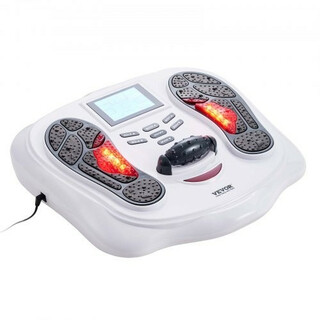 AST 300D EMS TENS fotcirkulationsstimulator med massagecylinder 25 lägen och 99 intensitetsnivåer 4 4 elektrodkuddar